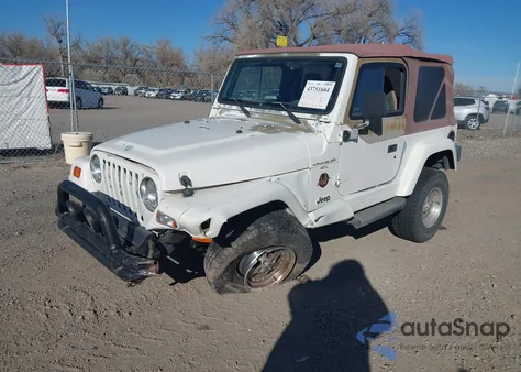 1998 Jeep Wrangler Sahara из США, поврежденный, VIN 1J4FY49S2WP802400